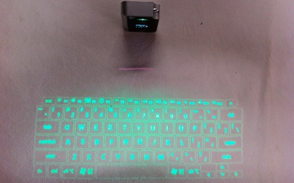 blue laser keyboard